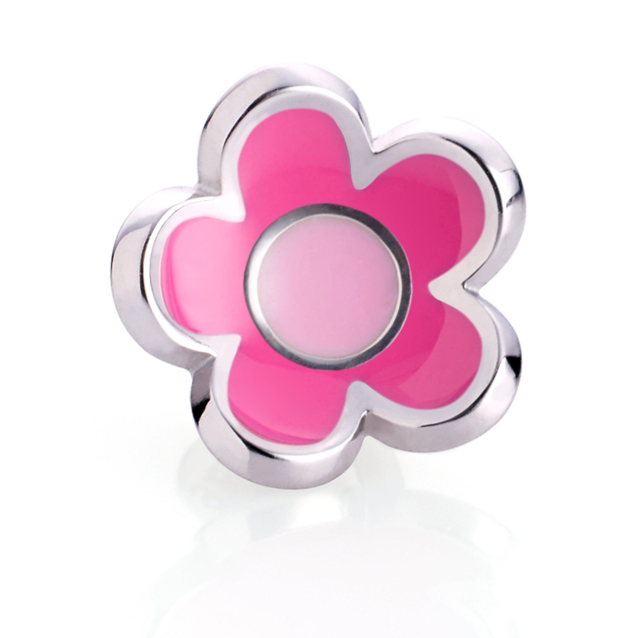 1er Set Flower bicolor (magenta) - 1Karat