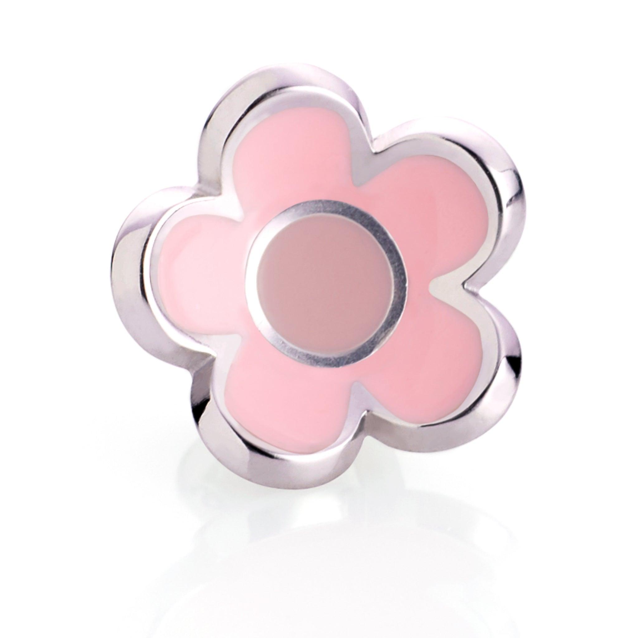 2er Set Flower uni und Flower bicolor (rosa) - 1Karat